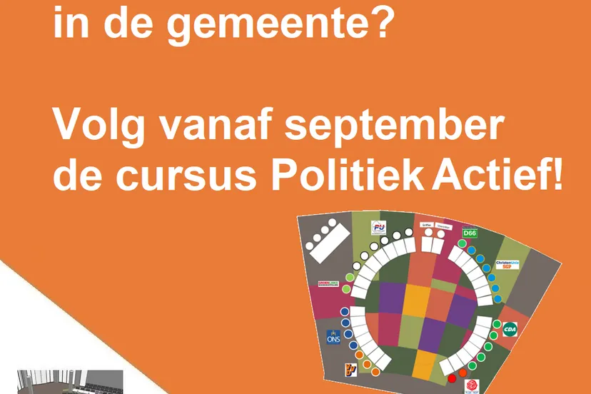 cursus politiek actief vanaf september 2023