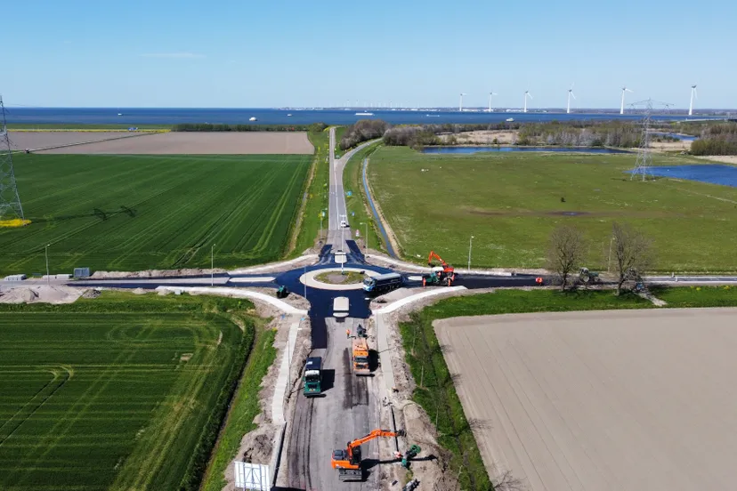 drone foto rotonde kamperhoekweg