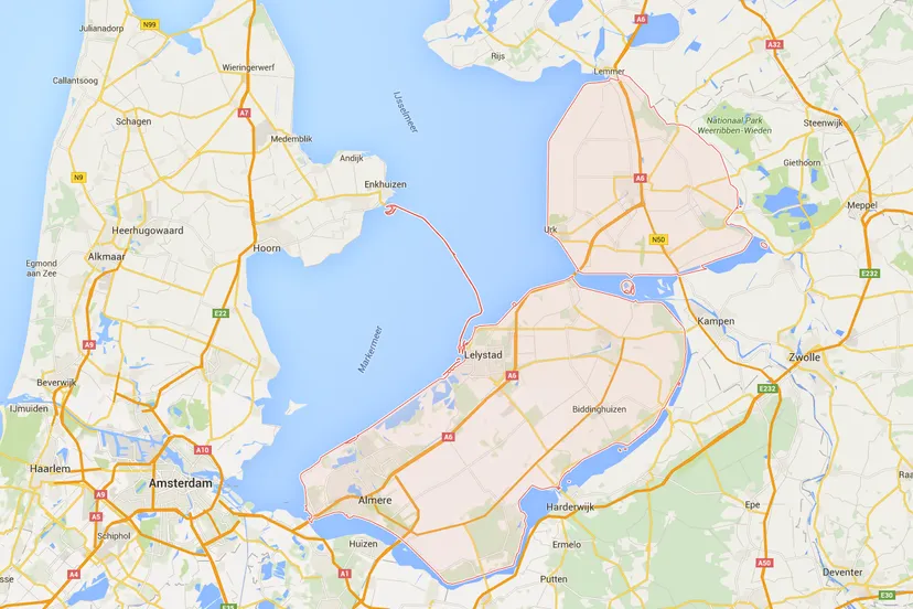 flevoland mapsgoogle