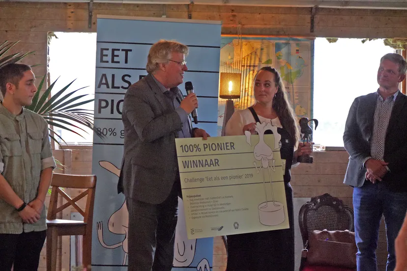 foto eet als een pionier