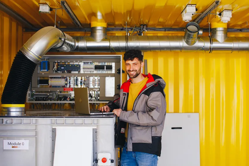 foto opstelling flextore ii