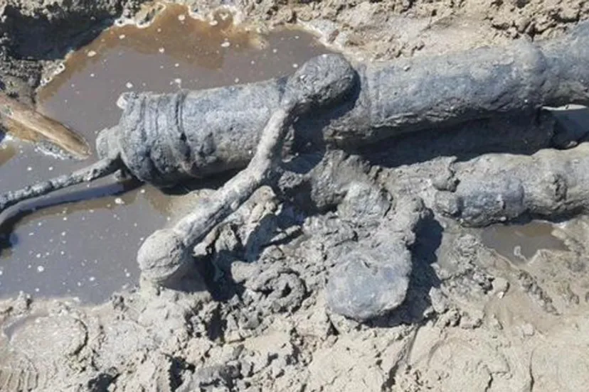 kanonnen scheepswrak rutten rug