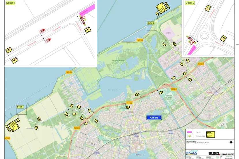 omleidingstekening zuidersluis