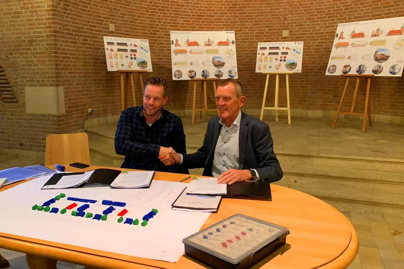 ondertekening grondovereenkomsten luttelgeest