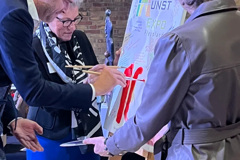 opening 10e kunstexpo flevoland