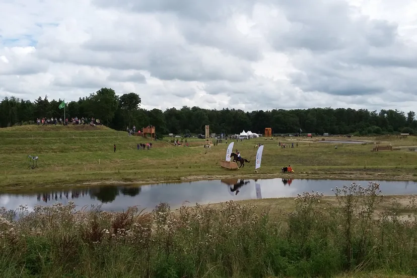 paardensportevenement eventing emmeloord in kuinderbos foto bertwin bergman