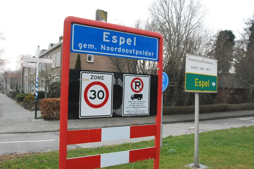 plaatsnaambord espel