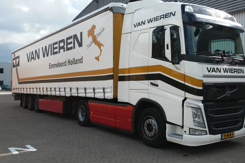 vrachtwagen van wieren