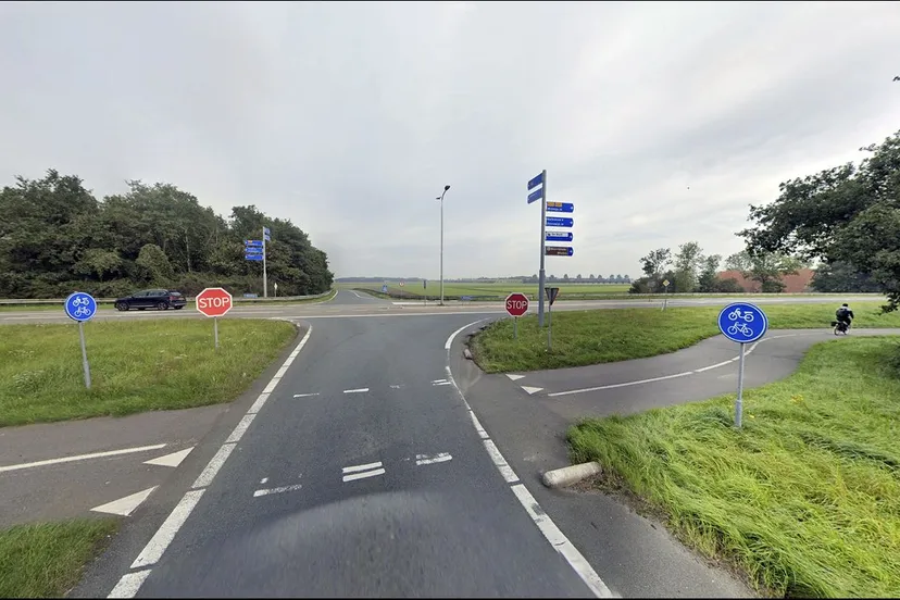 260122 Afritten A6 GoogleStreetview_Afrit_De_Munt