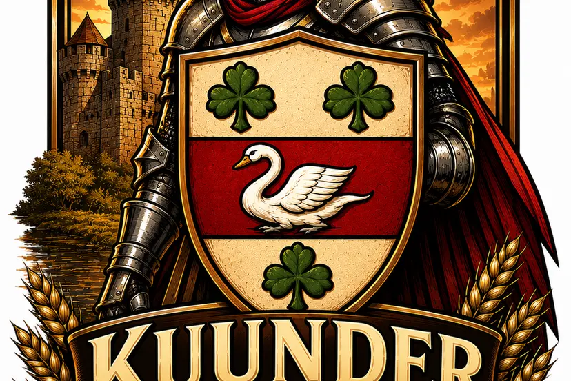 Kuunder burchtbier etiket