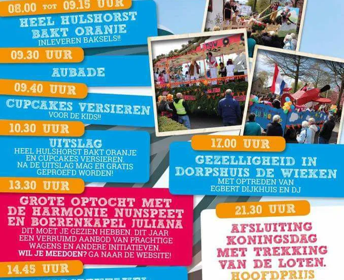 koningsdag hulshorst facebook buurtvereniging