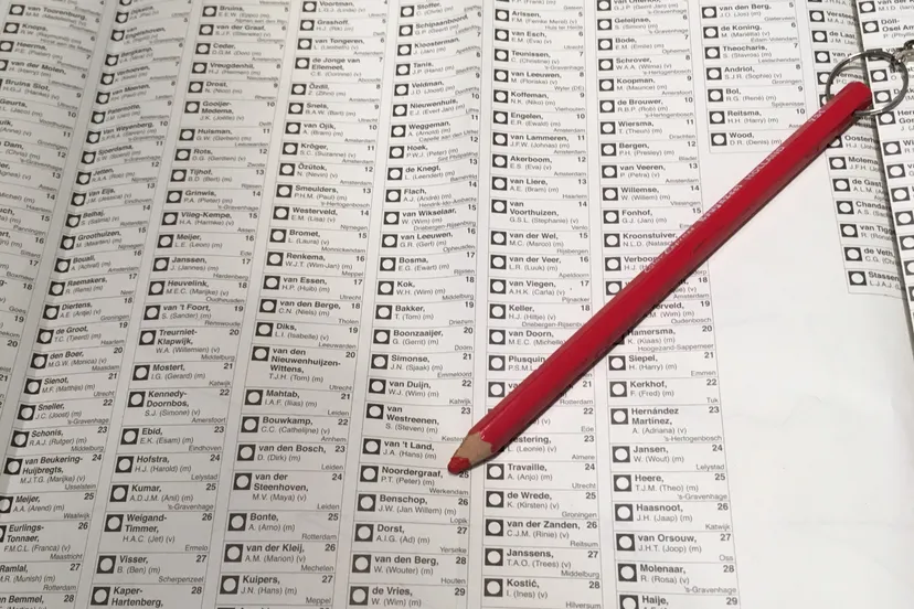 stembrief tweede kamer rood potlood verkiezingen w hnn