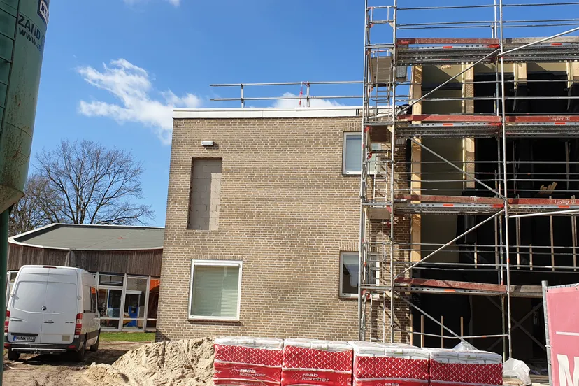 deel van de nieubouw is klaar