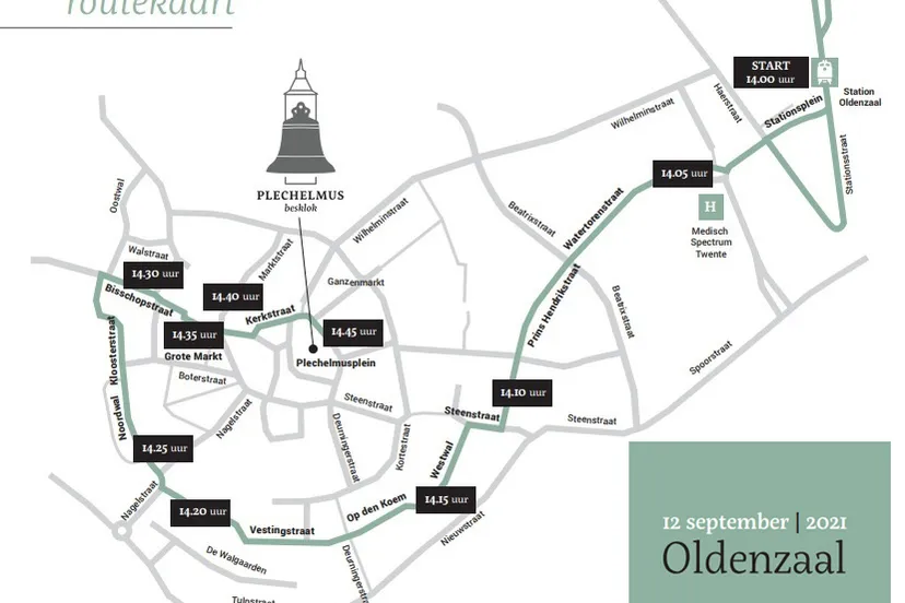 routekaart 12 september 2021 plechelmusklok