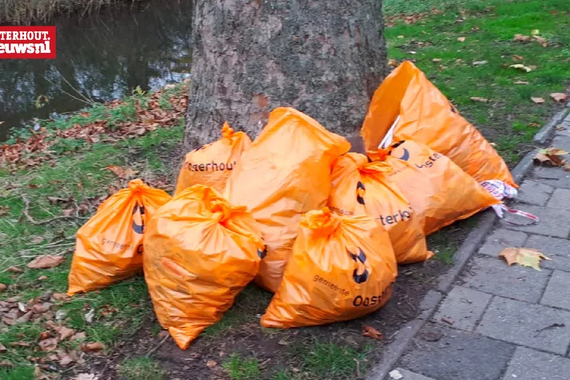 oranje vuilniszakken zappers