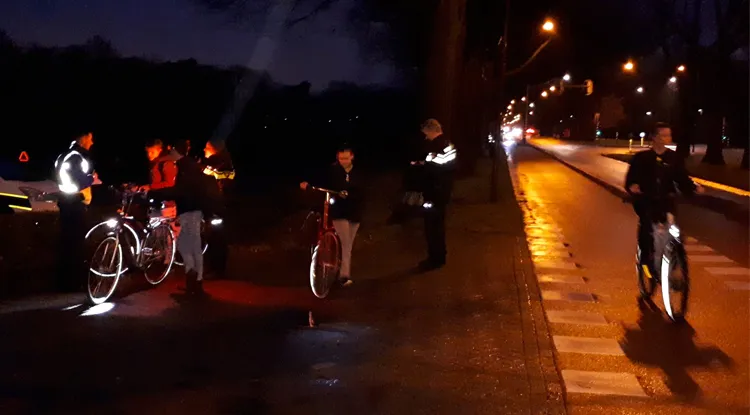 controle fietsverlichting