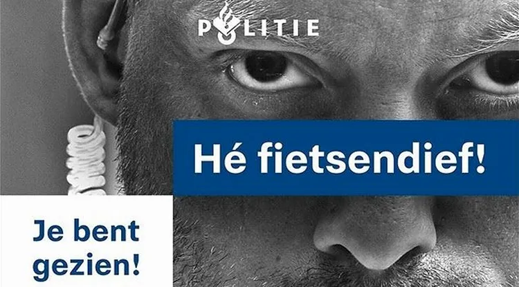 fietsendief gezien