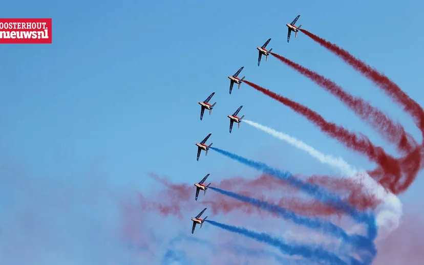 franse vlag vliegtuigen