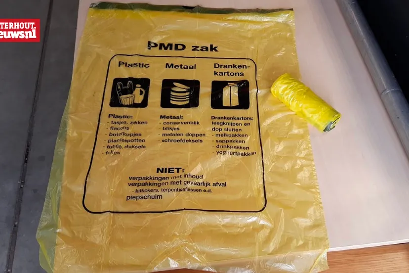 gele pmd zak