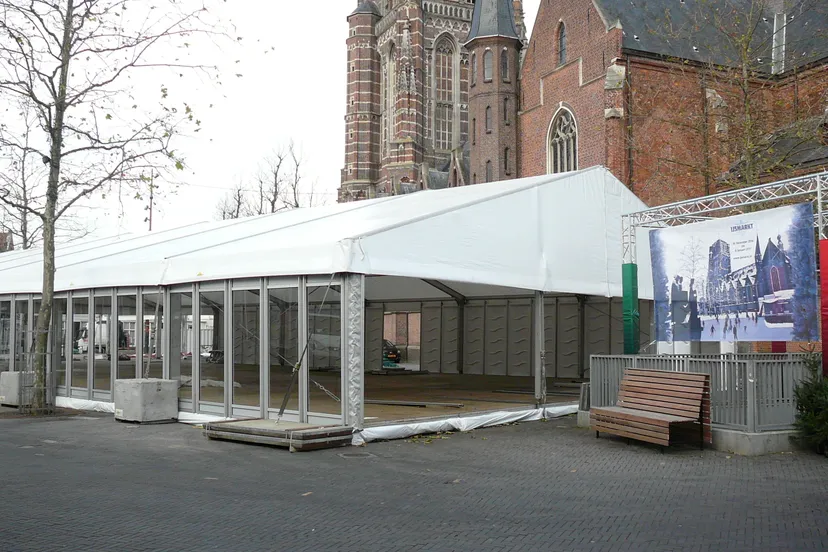 ijsmarkt opbouw
