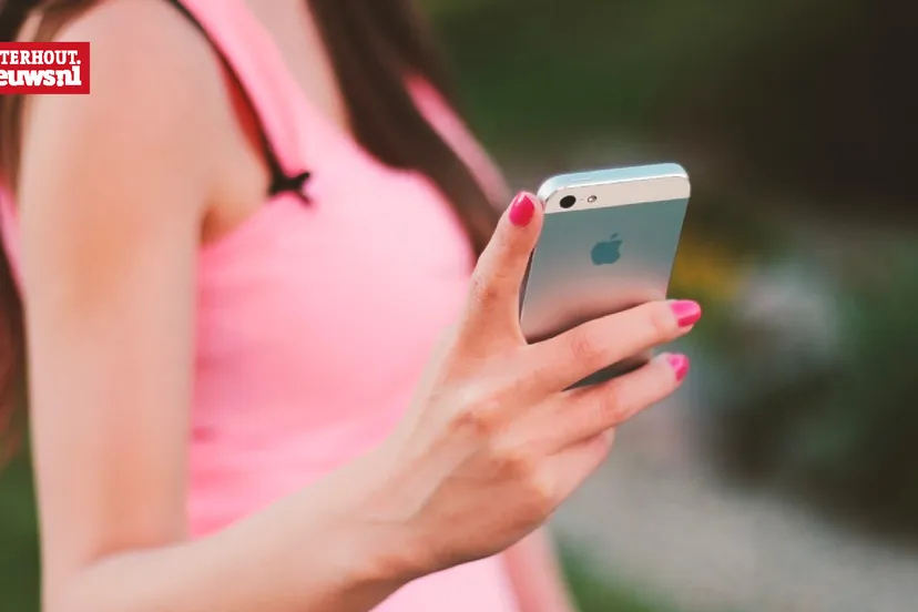 iphone vrouw