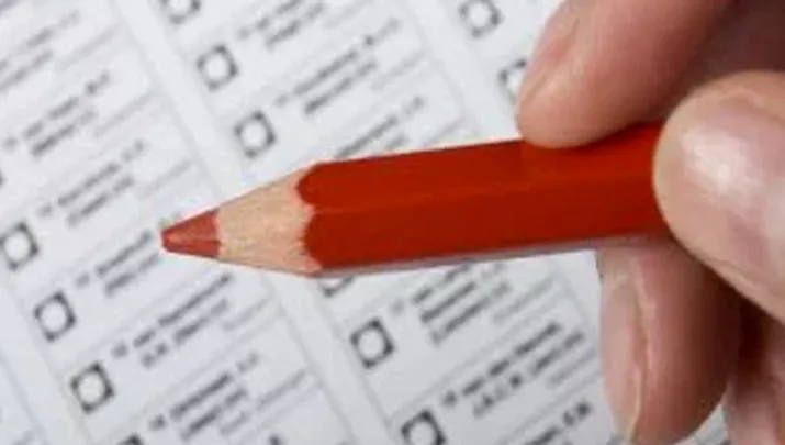 kiezen stemmen rood potlood