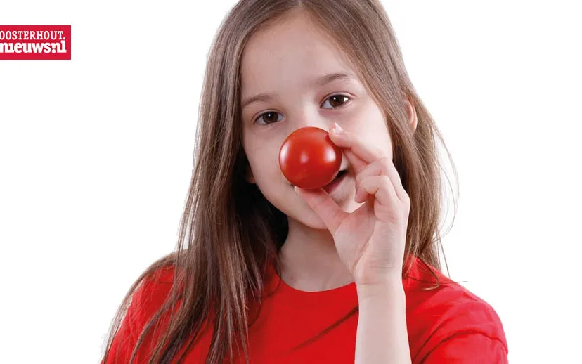 kind tomaat rode neus