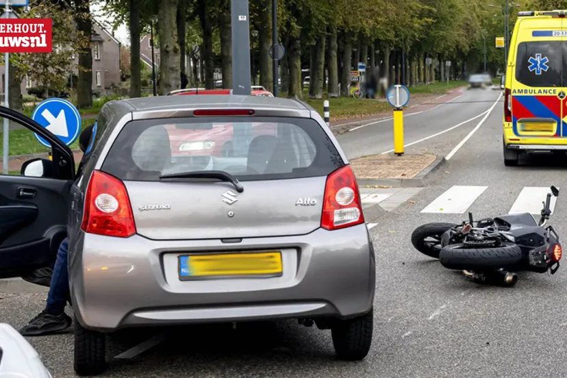 motorrijder gewond