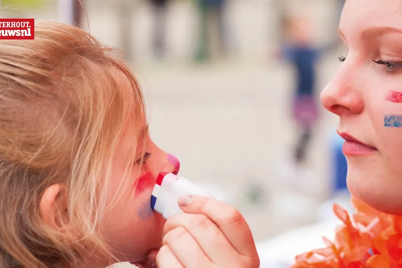 rood wit blauw schmink