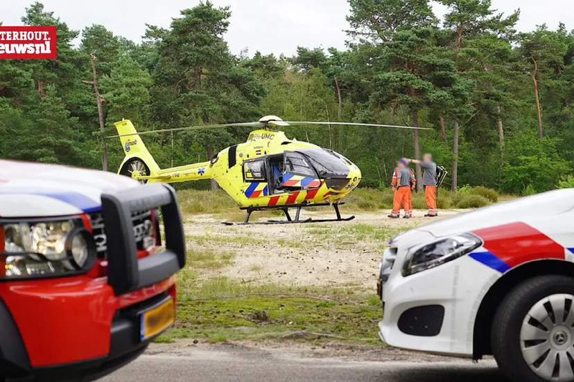traumahelikopter bossen dorst