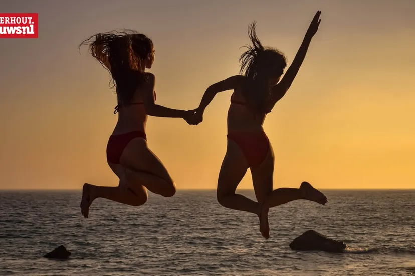 blij tieners meisjes