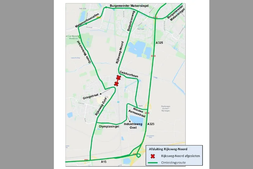 afsluiting rijksweg noord 3