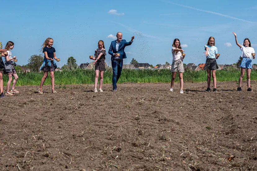 akkerranden inzaaien groepsfoto