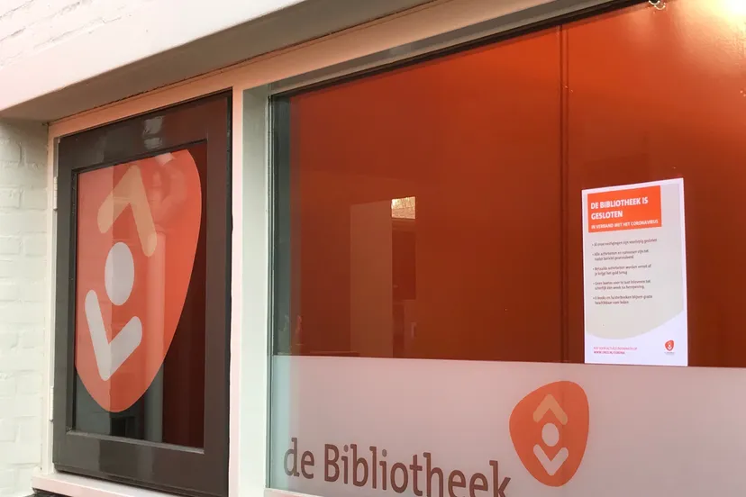 de bibliotheek is nog gesloten