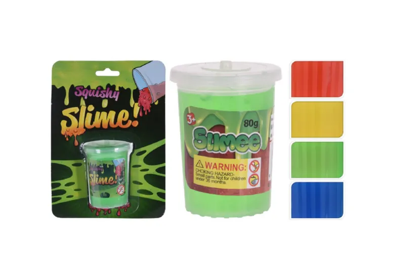 foto belangrijke veiligheidswaarschuwing slijm in potje 4 kleuren free and easy