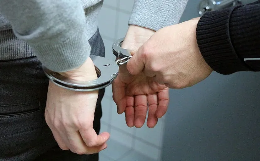 handcuffs trouble police arrest