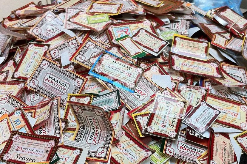 punten stapel op tafel