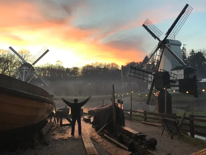 scheepswerf nederlands openluchtmuseum herfst