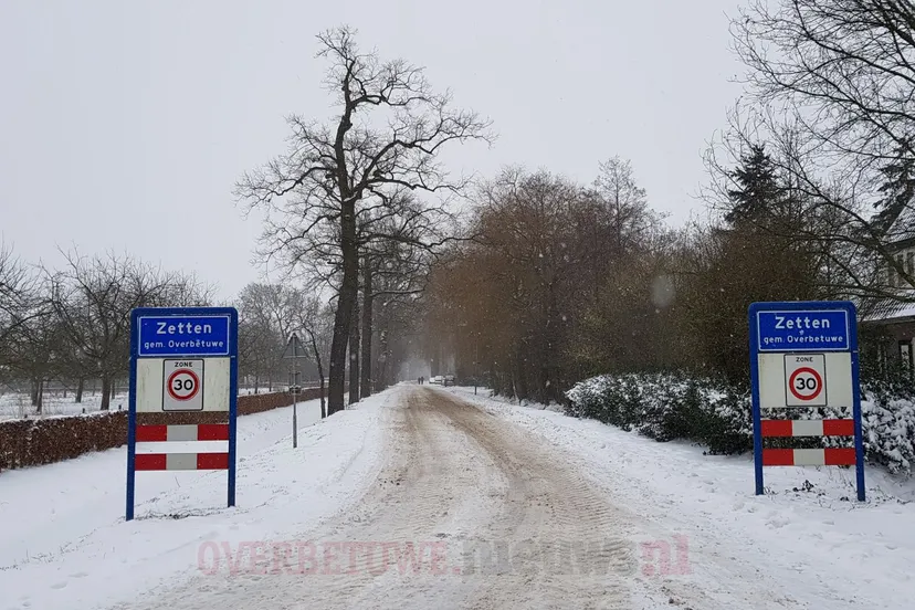 sneeuwwegen zetten