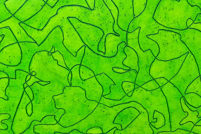 queen of nature detail uit 100x100 cm