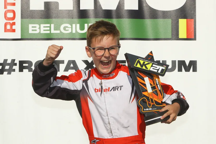 cees muys wint nk karting in genk