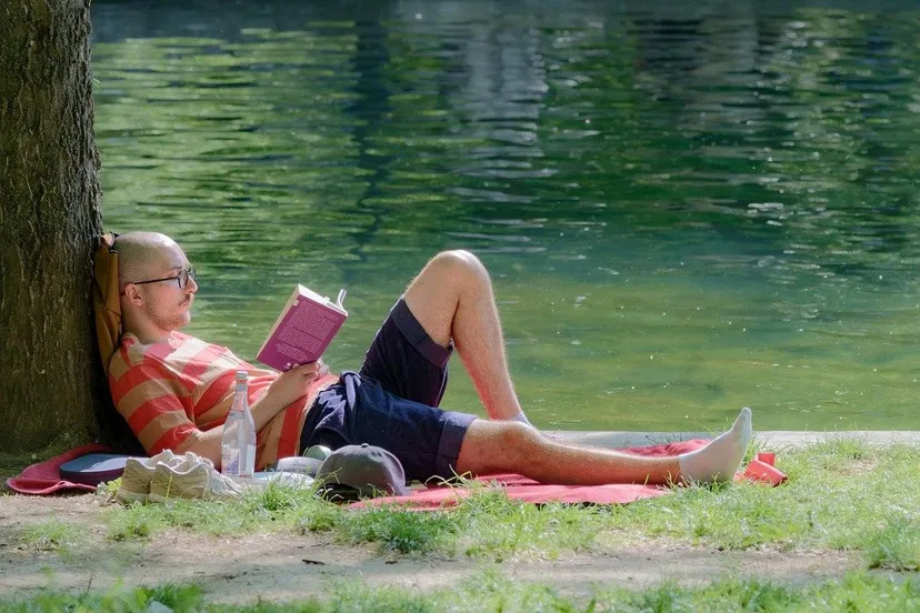 buiten lezen surprising media pixabay