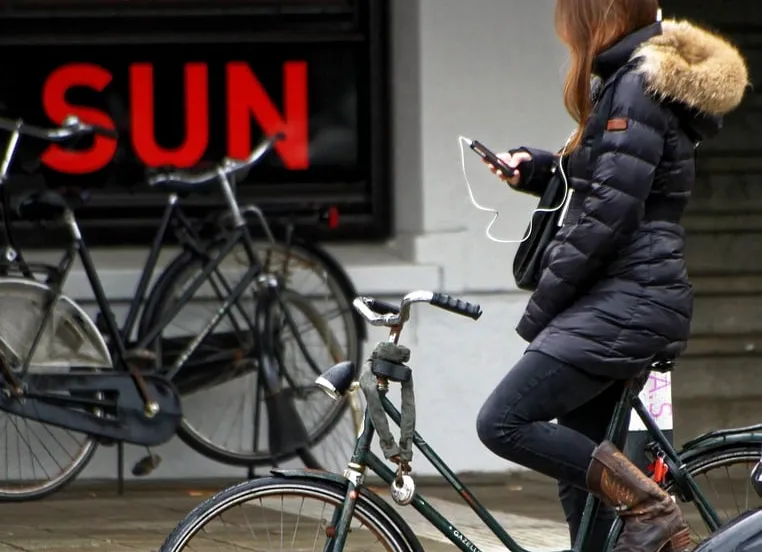 telefoon fiets