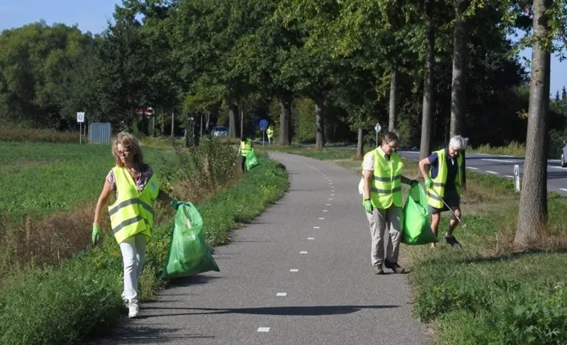 zwerfafval peel en maas