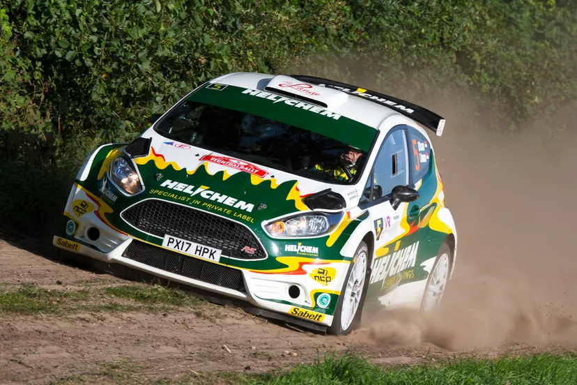 henk vossen in actie in de vechtdal rally