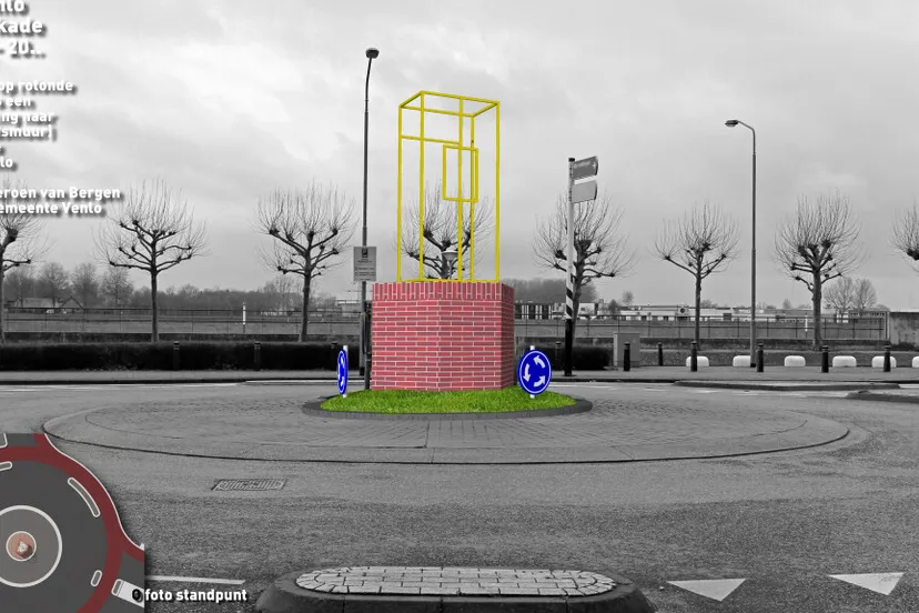 1416 kunstwerk rotonde maaskade