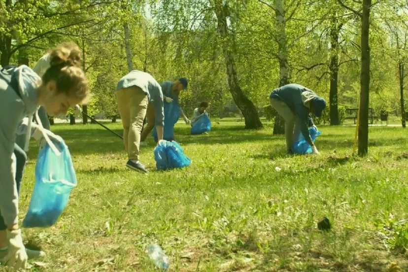 1542 zwerfafval opruimen