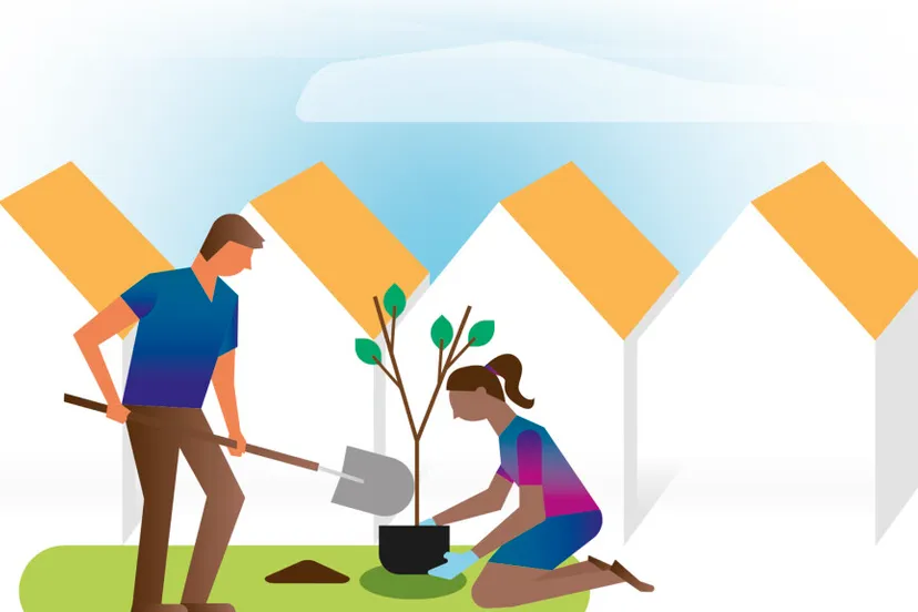 1547 bomen planten bij huizen