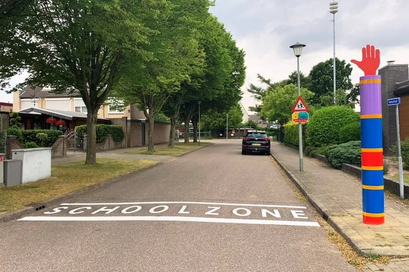 558 schoolmarkeringen veilige schoolzone