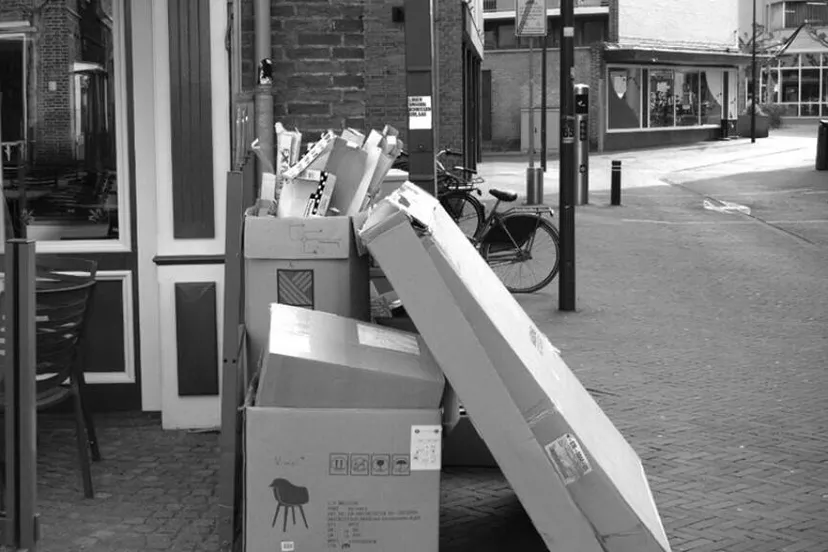 875 oud papier binnenstad